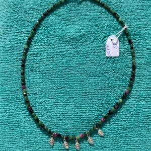 Collier Rubis Zoïsite