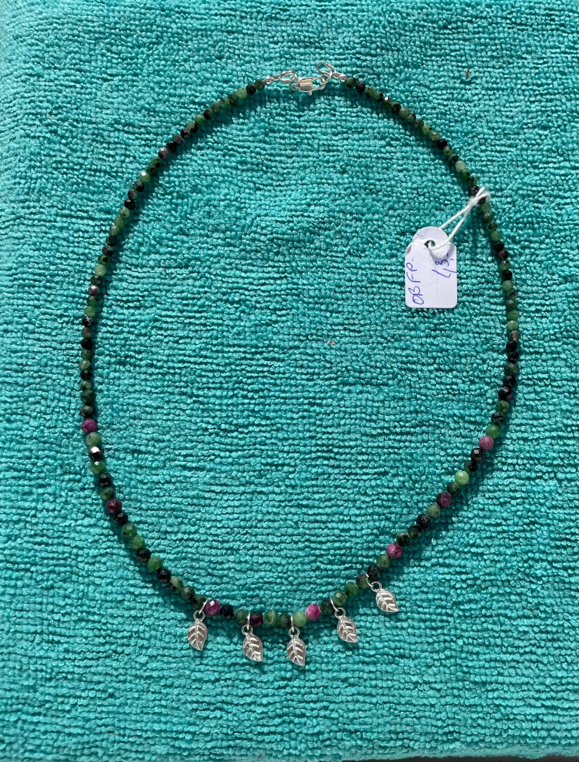 Collier Rubis Zoïsite